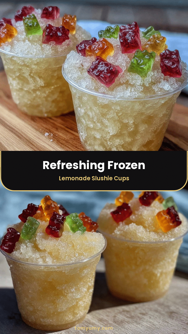 frozen lemonade slushie cups recipe