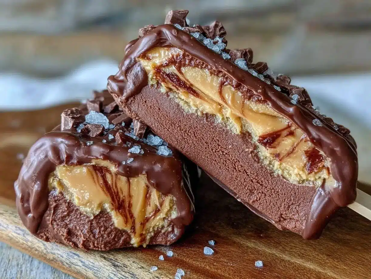 fudge popsicles with peanut butter swirl preparation steps