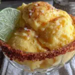 homemade mango sorbet - featured image