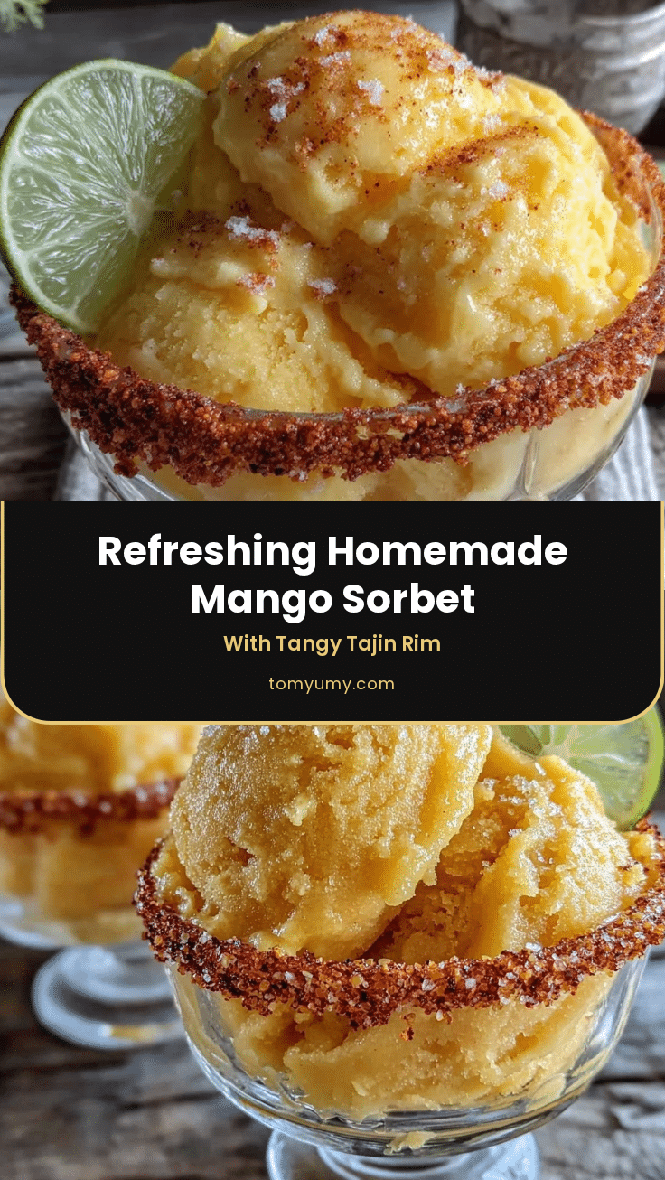 homemade mango sorbet recipe