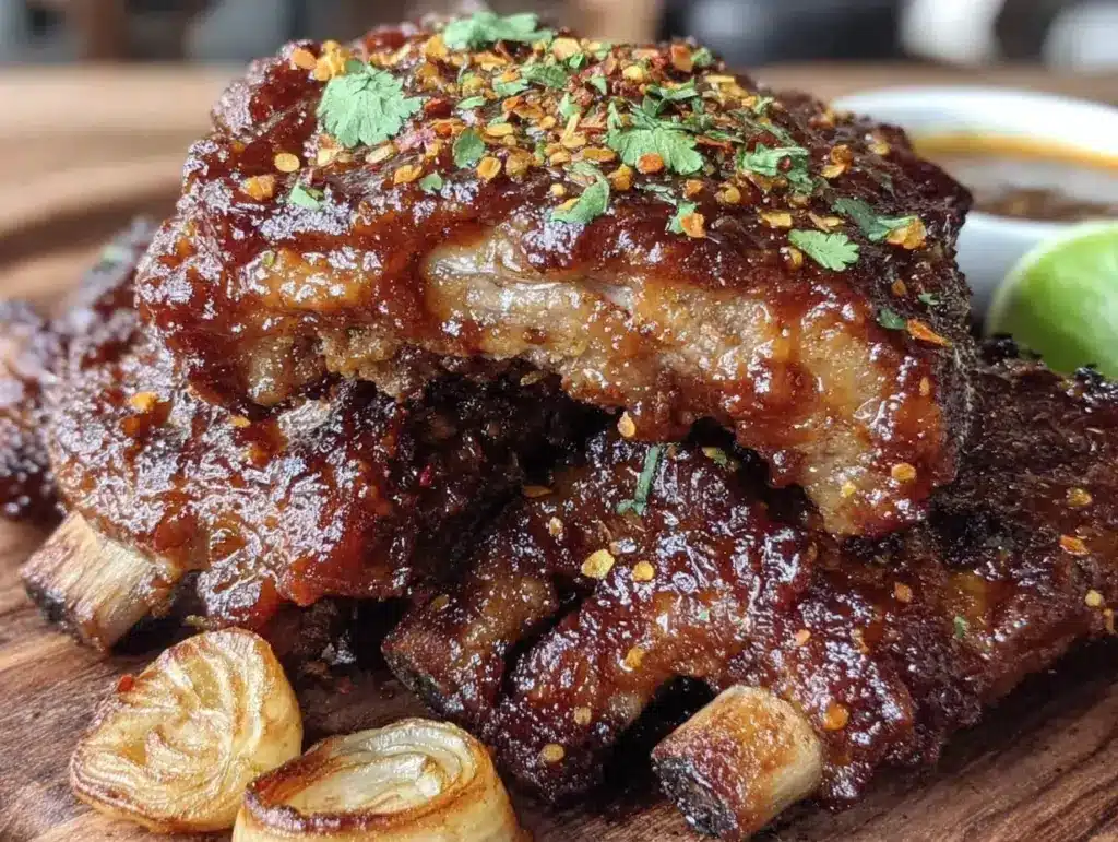 honey chipotle baby back ribs - featured image