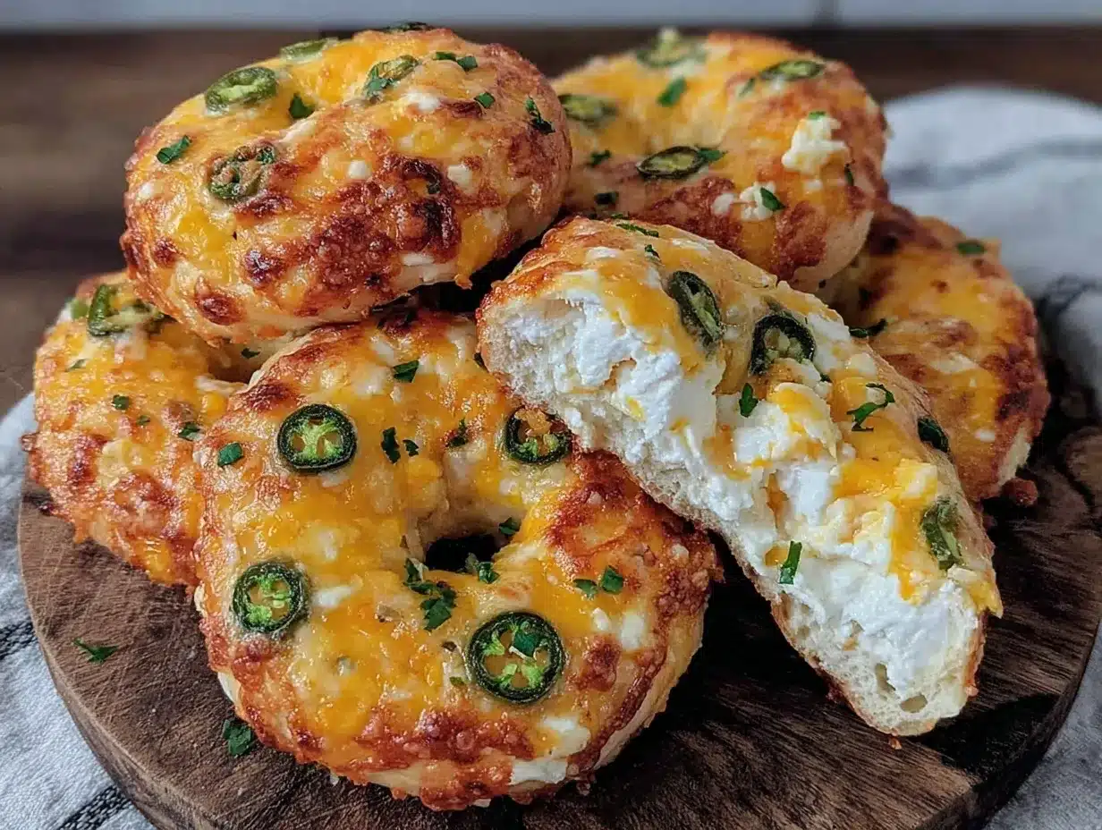 jalapeño cheddar bagels preparation steps
