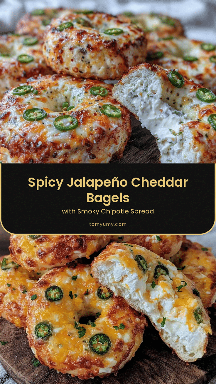 jalapeño cheddar bagels recipe