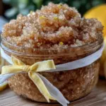lemon sugar scrub - featured image