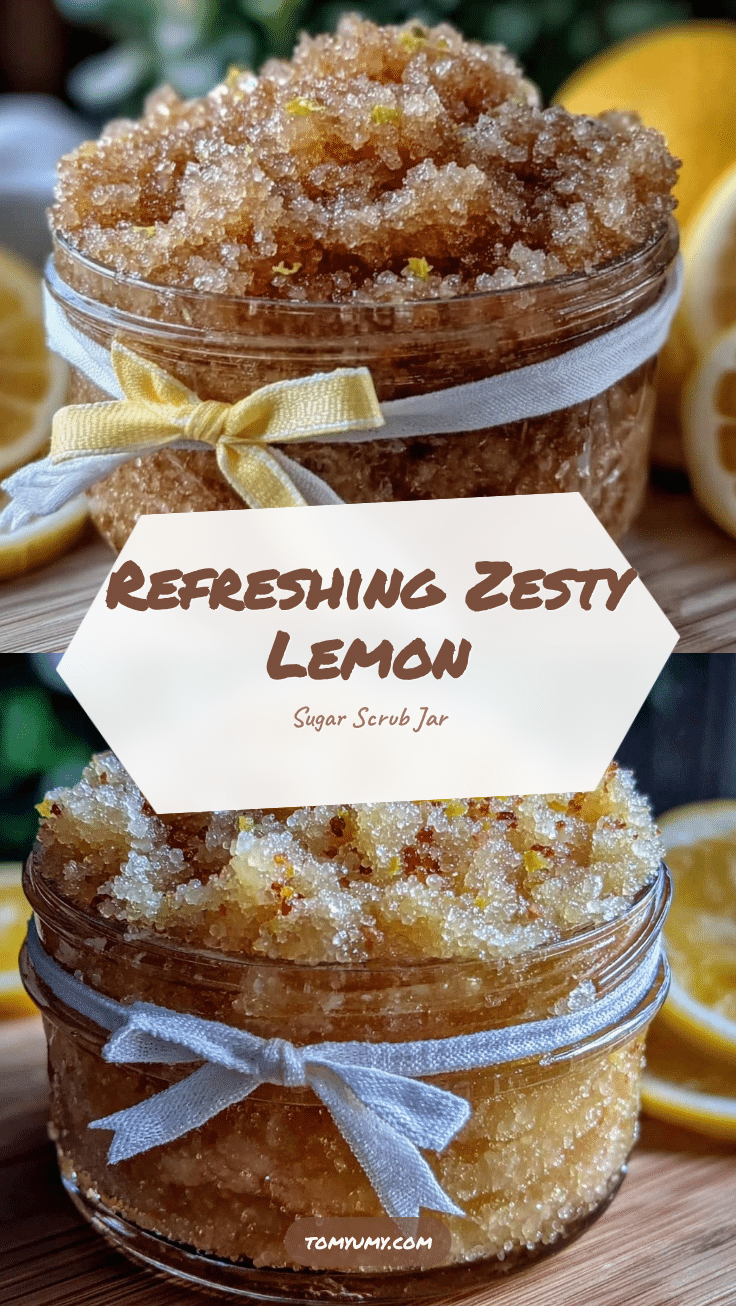 lemon sugar scrub recipe