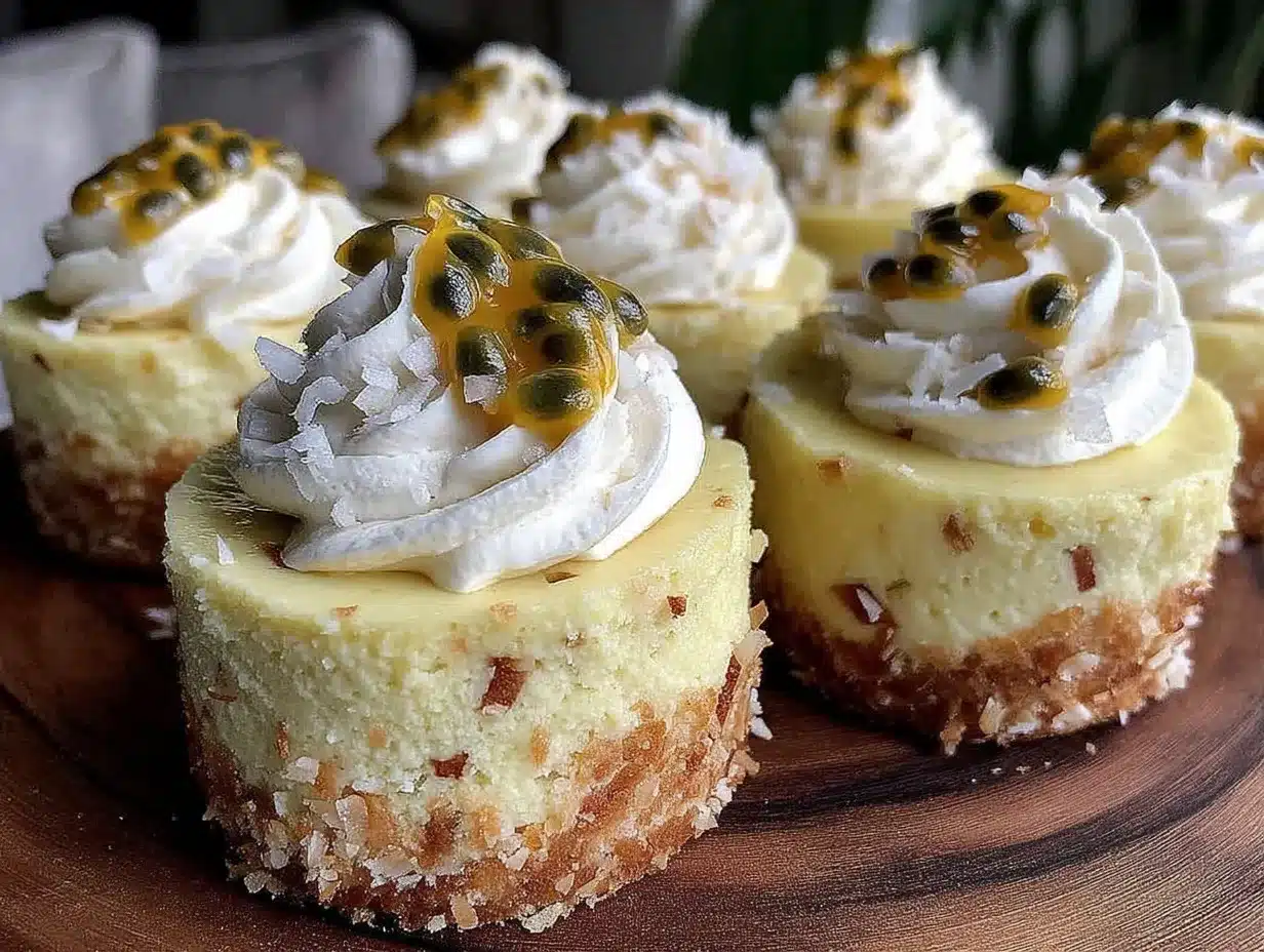 mango passion fruit mousse cups preparation steps