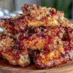 maple bourbon glazed wings - featured image