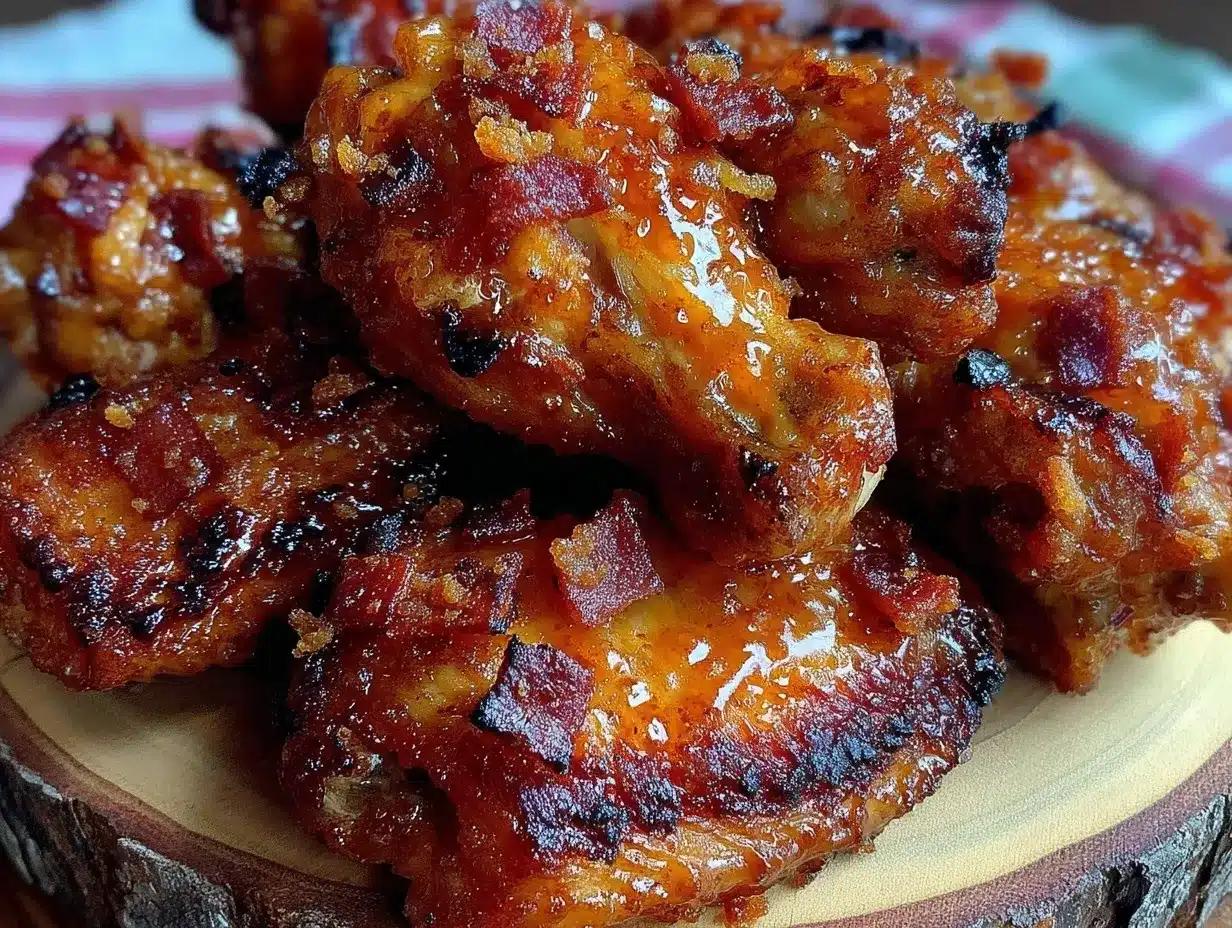 maple bourbon glazed wings preparation steps