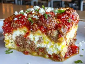 meat lasagna recipe - featured image