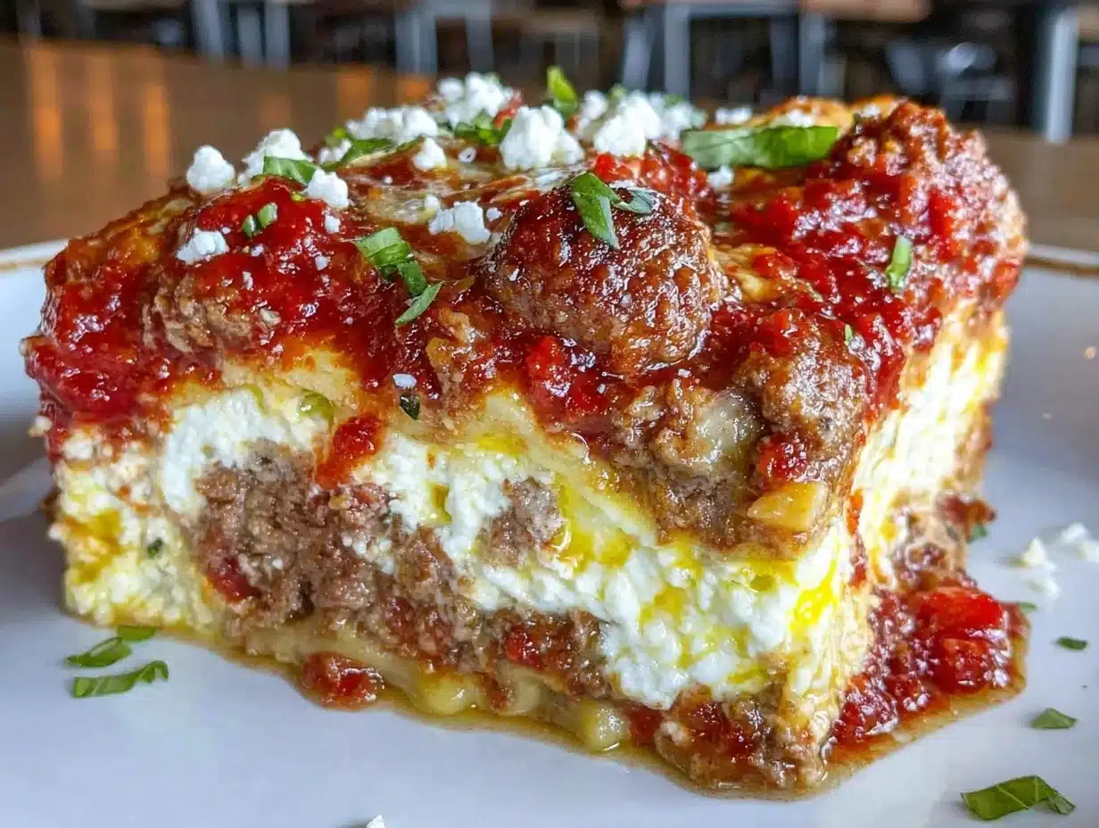 meat lasagna recipe - featured image