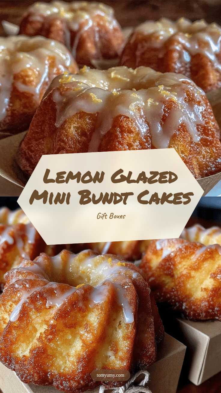 mini bundt cake gift boxes recipe