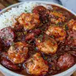 new orleans chicken and sausage gumbo - featured image