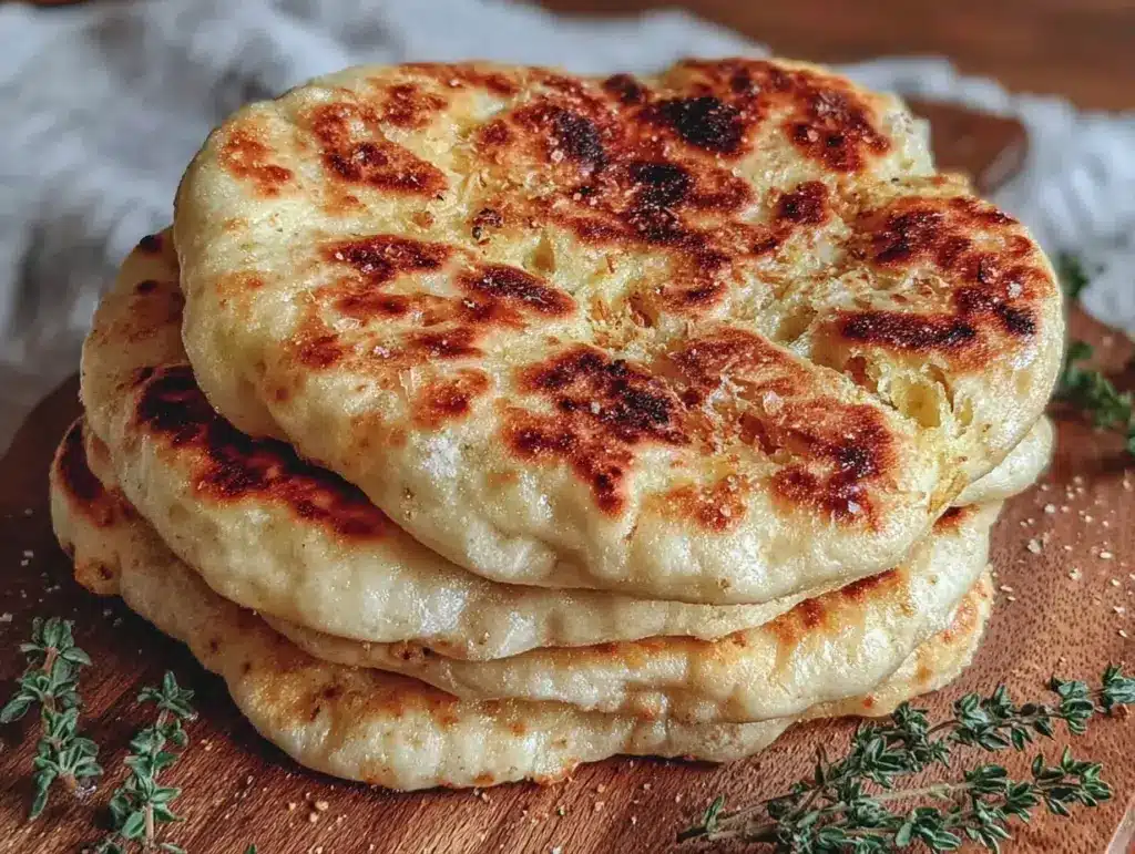 no-knead pita bread - featured image