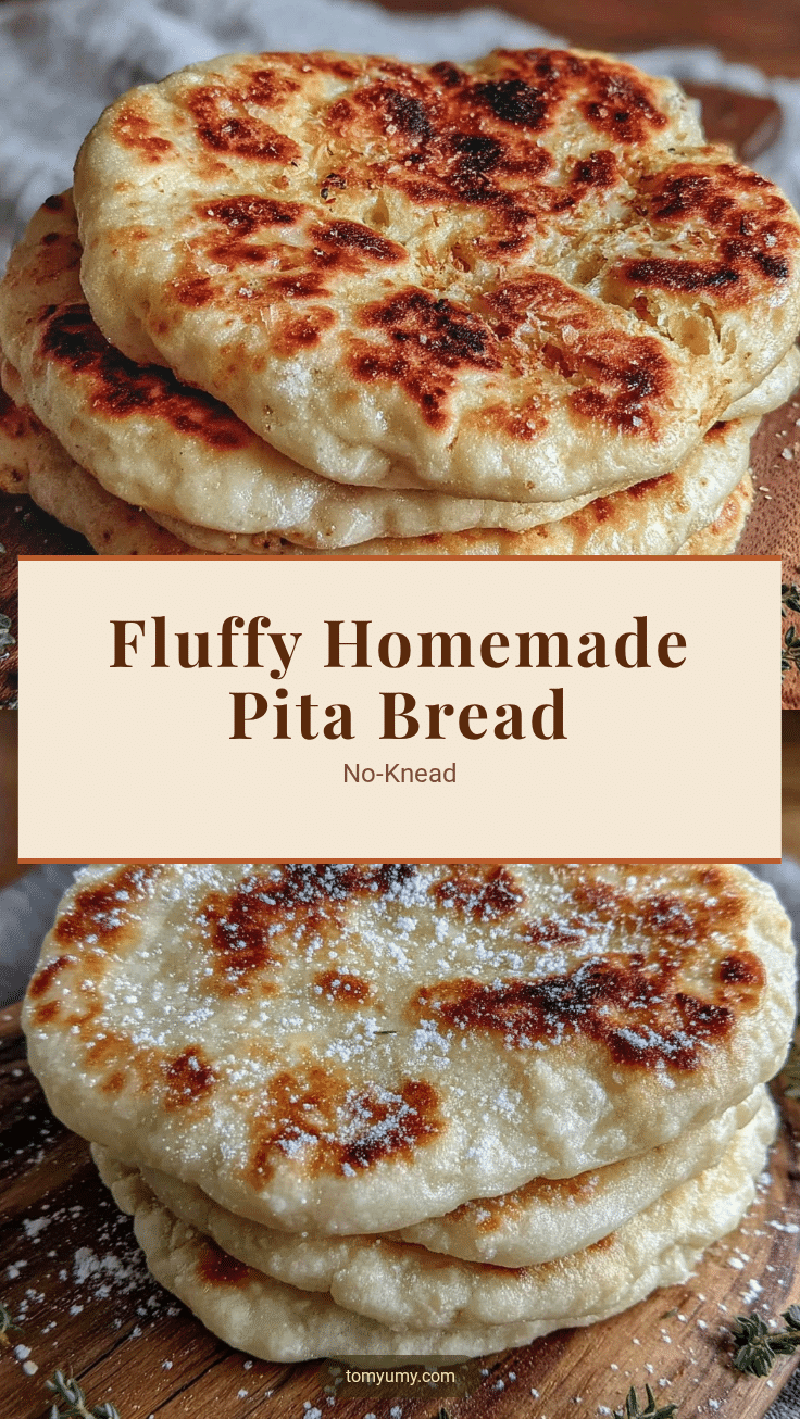 no-knead pita bread recipe