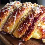raspberry cream cheese danish braid - featured image