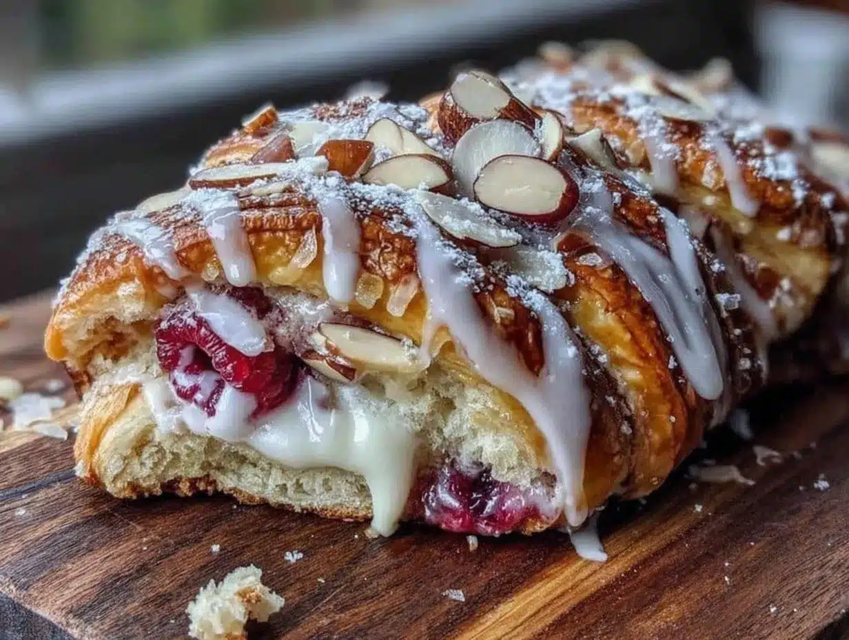 raspberry cream cheese danish braid preparation steps