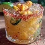 spicy mango margarita - featured image