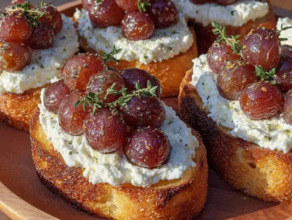 whipped ricotta bruschetta - featured image