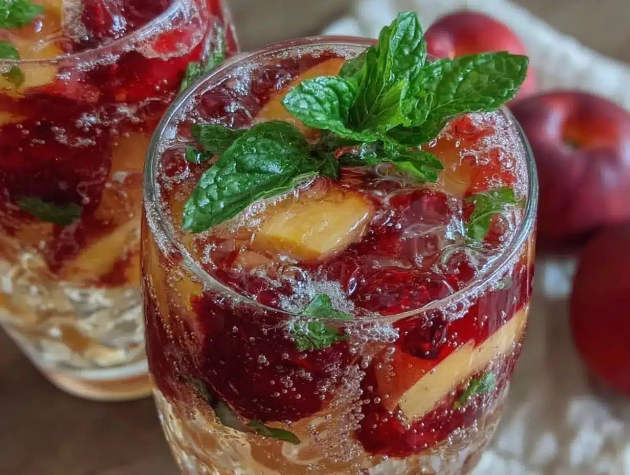 white peach sangria preparation steps