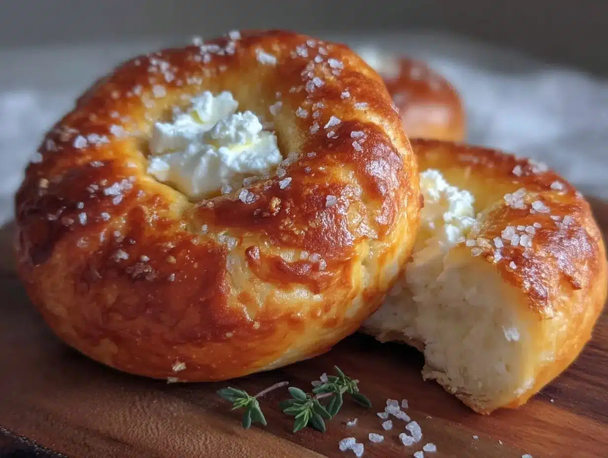 2-Ingredient Greek Yogurt Bagels preparation steps