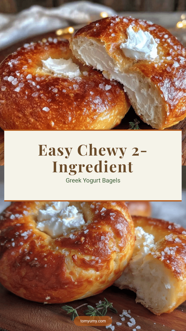 2-Ingredient Greek Yogurt Bagels recipe