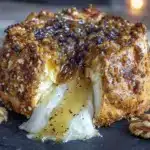 baked brie wheel - featured image