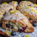 blueberry lemon scones - featured image
