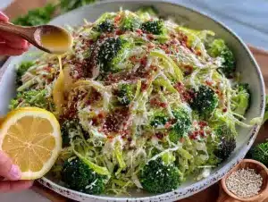 broccoli stalk slaw - featured image