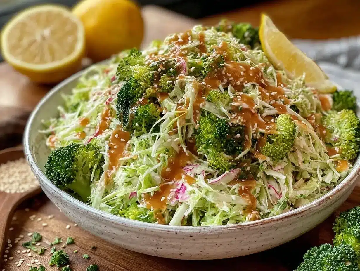 broccoli stalk slaw preparation steps