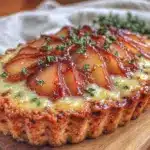 brown butter pear tart - featured image