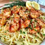 coastal grandmother shrimp linguine - featured image