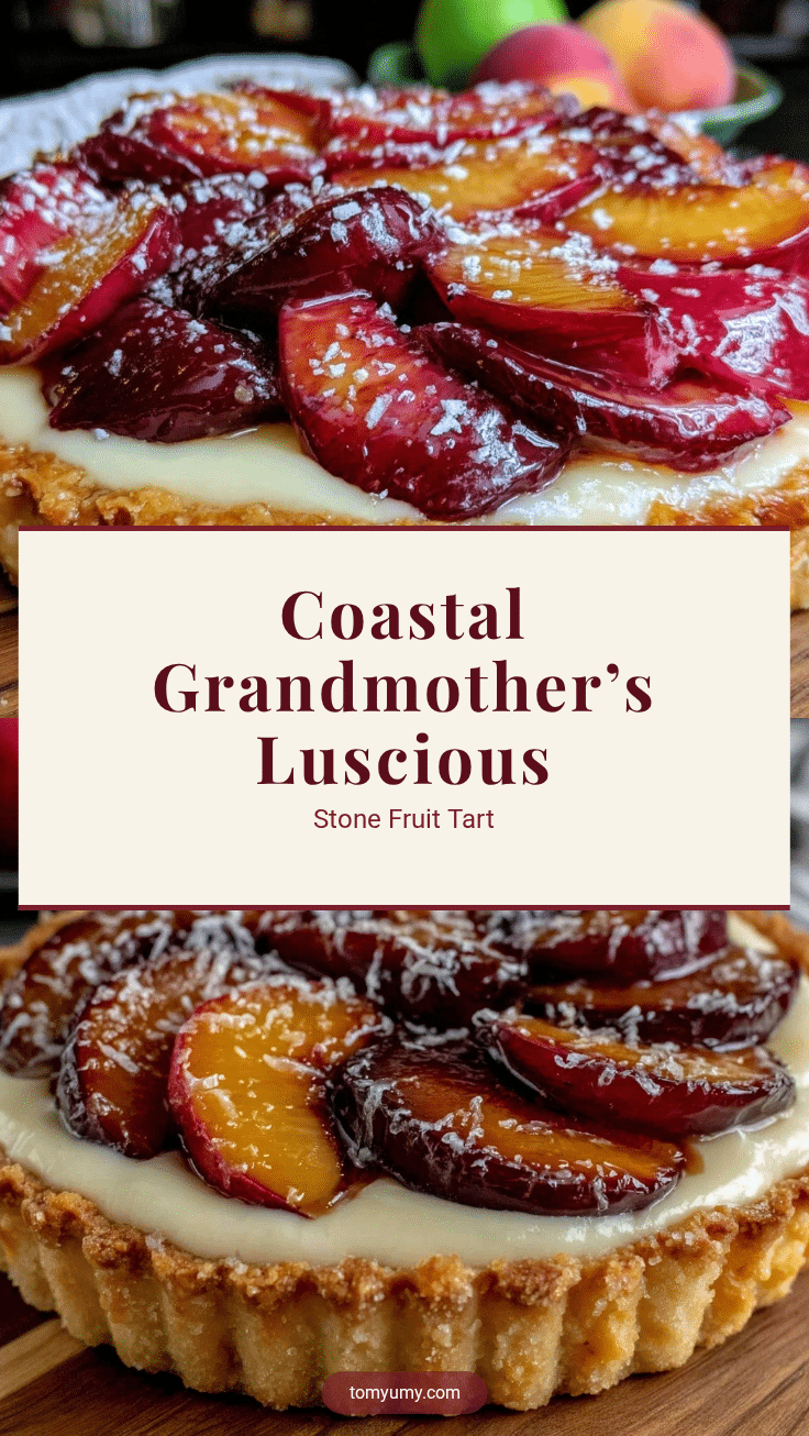 coastal grandmother stone fruit tart recipe
