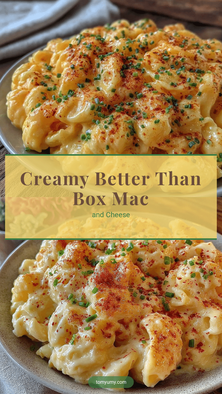 creamy better than the box mac and cheese recipe