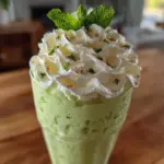 creamy shamrock shake copycat recipe - featured image
