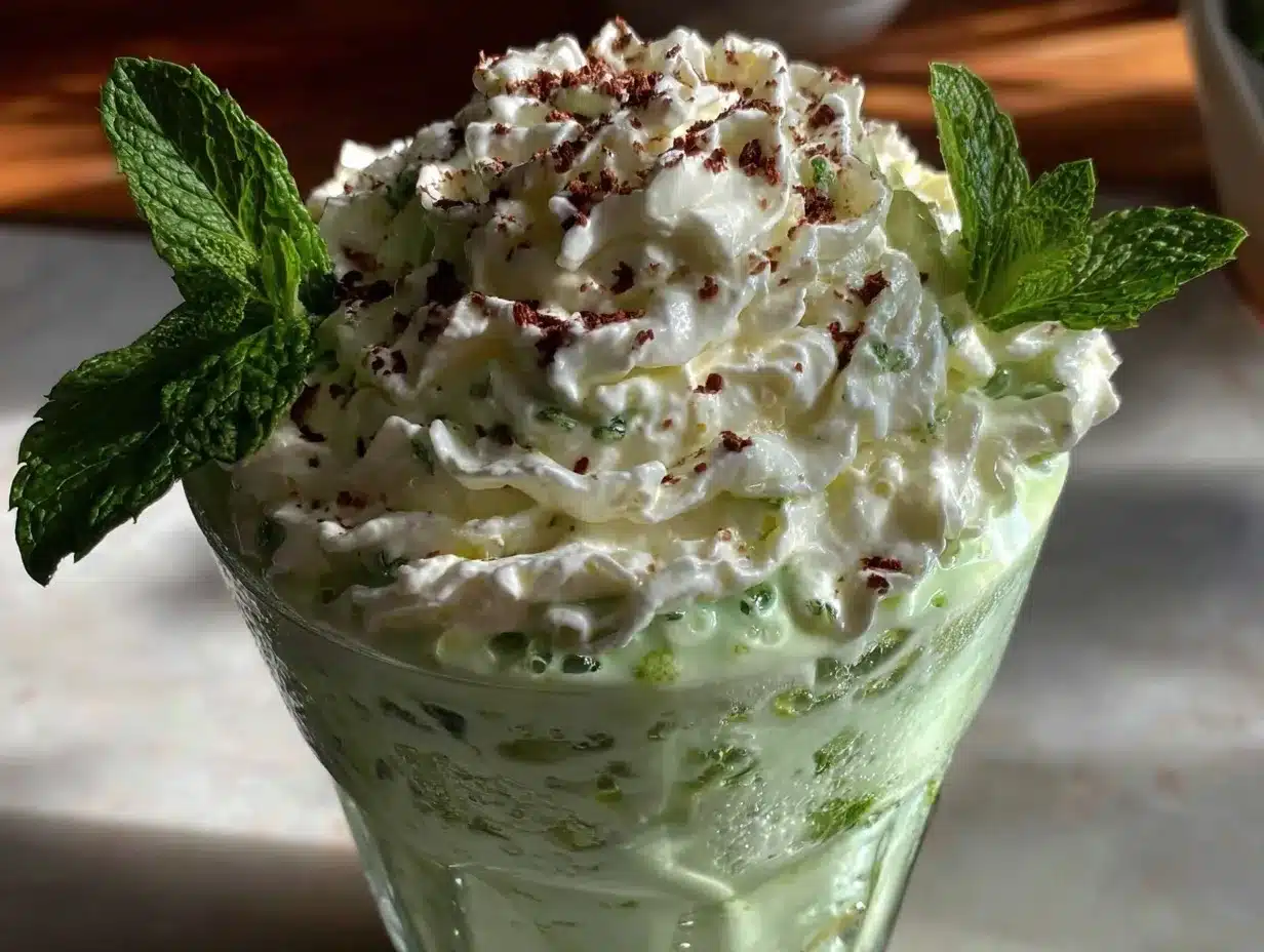 creamy shamrock shake copycat recipe preparation steps