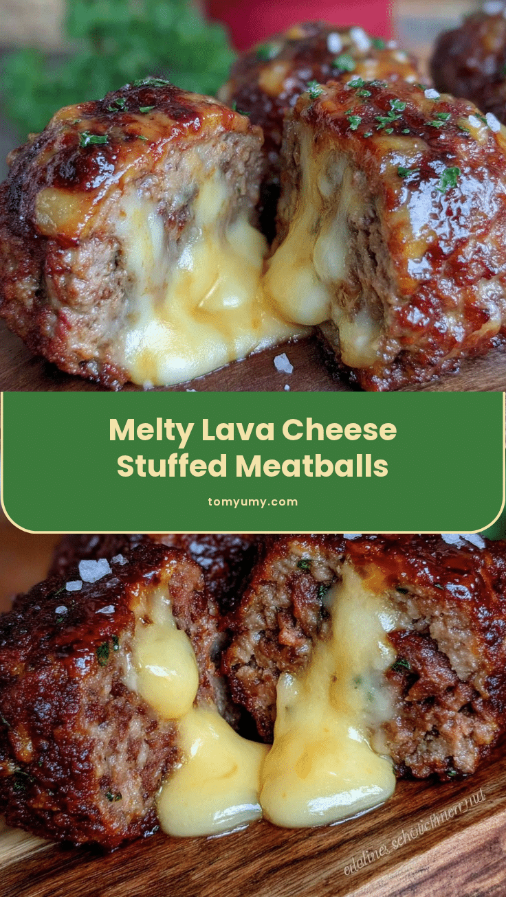 crispy lava cheese stuffed meatballs recipe