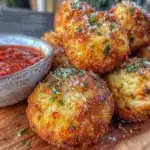 crispy leftover rice arancini balls - featured image