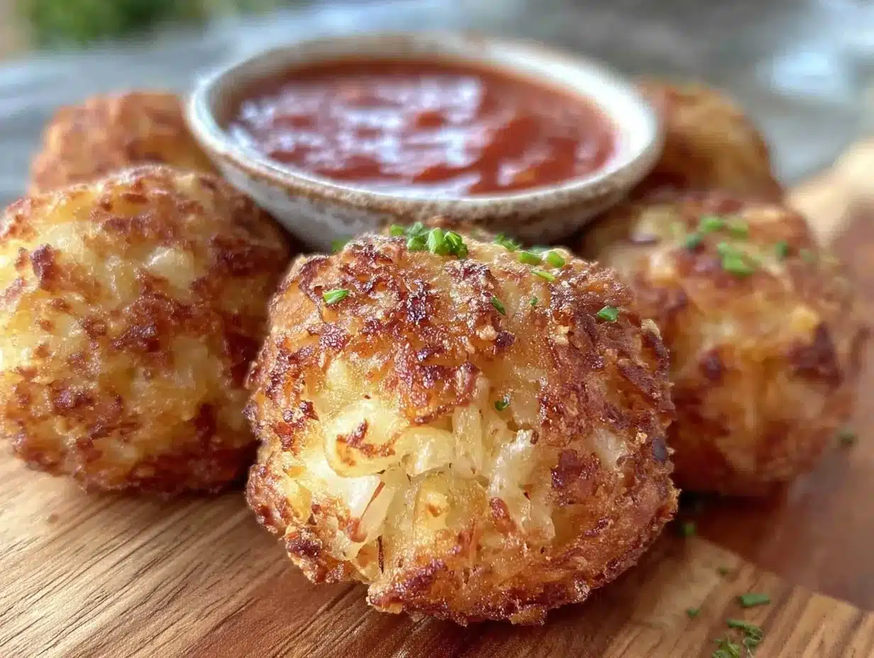 crispy leftover rice arancini balls preparation steps