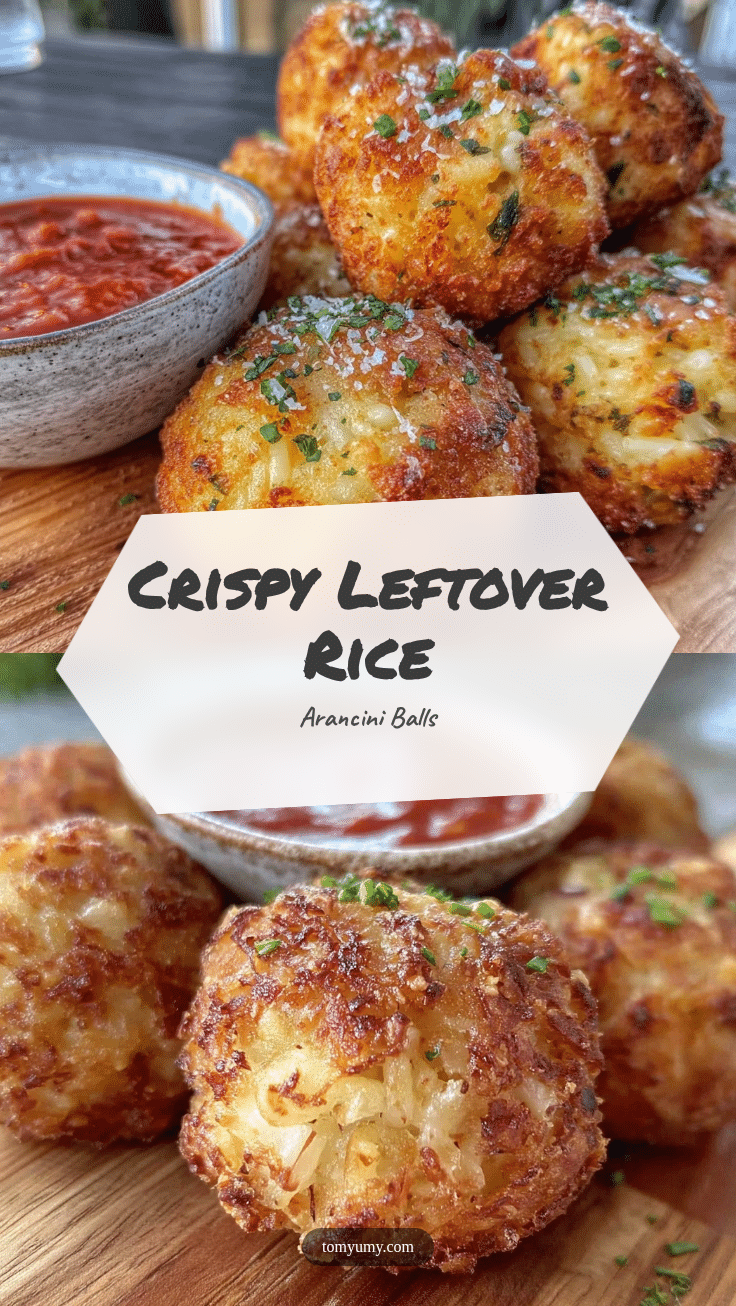 crispy leftover rice arancini balls recipe