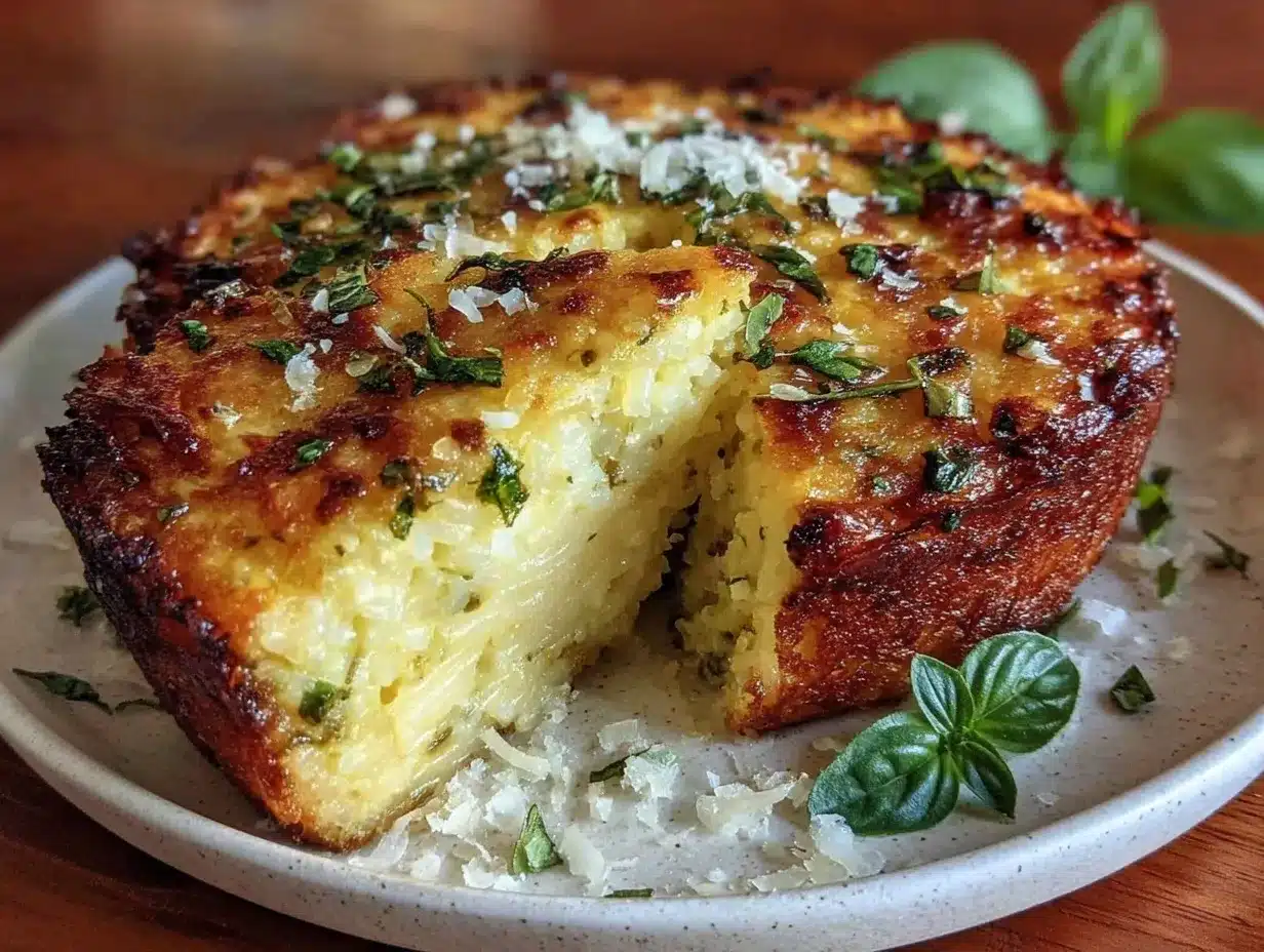 crispy leftover spaghetti pie preparation steps