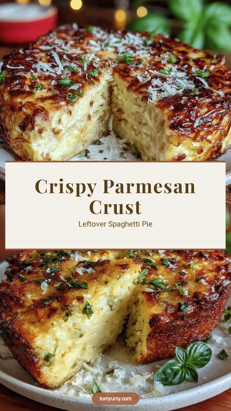 crispy leftover spaghetti pie recipe