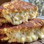 crispy ultimate cheese pull grilled cheese - featured image