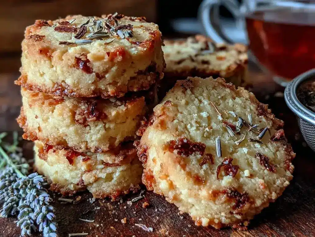 Earl Grey Lavender Shortbread Cookies - featured image