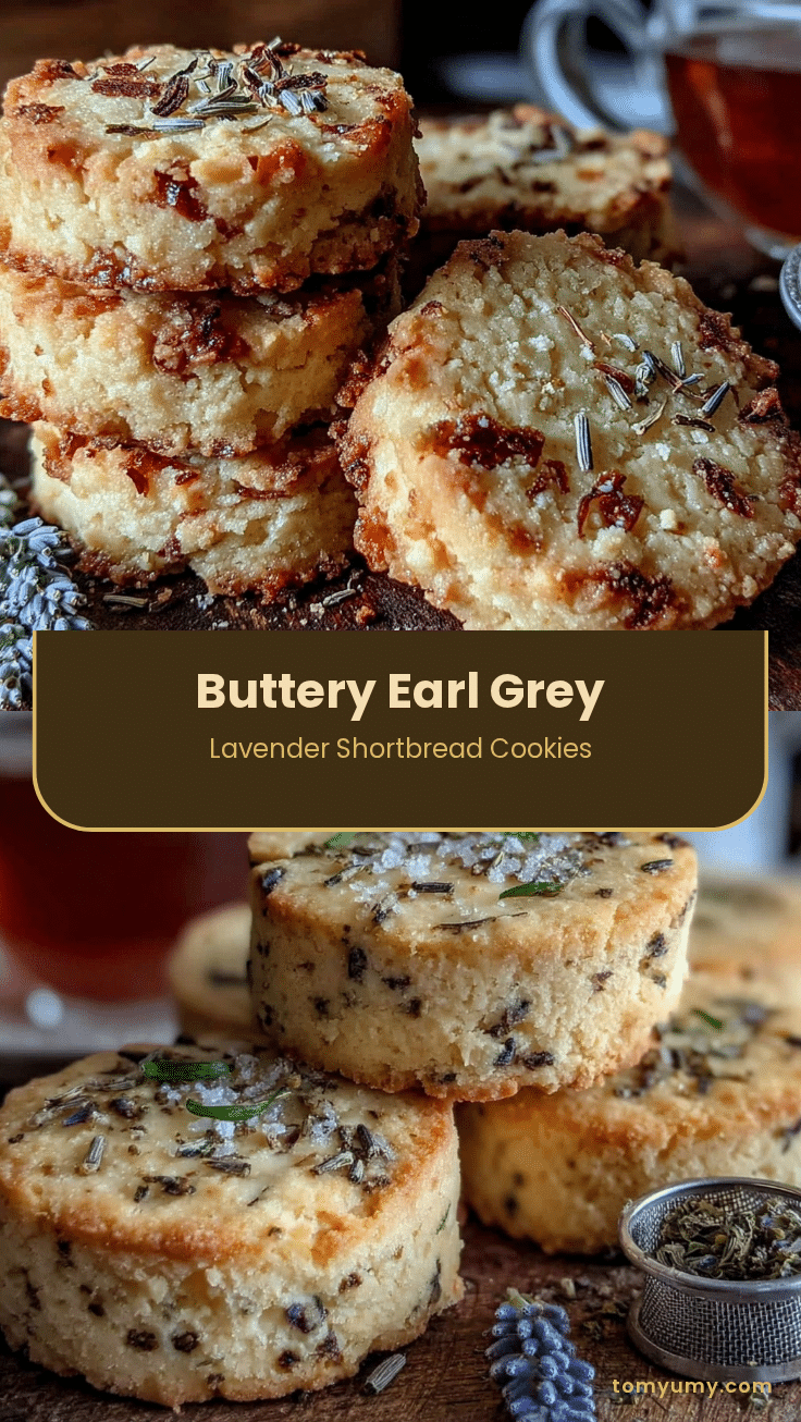 Earl Grey Lavender Shortbread Cookies recipe
