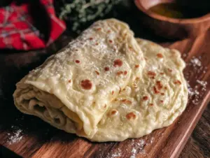 easy 2-ingredient flatbread dough - featured image