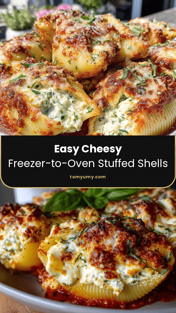 easy cheesy freezer-to-oven stuffed shells recipe