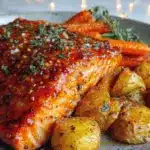 easy low FODMAP maple salmon - featured image