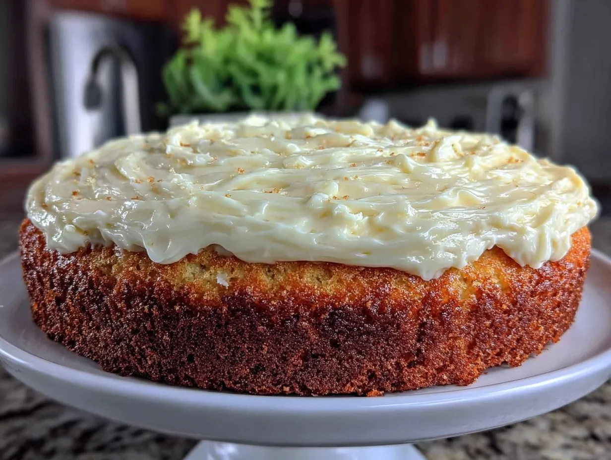 easy moist first layer cake preparation steps