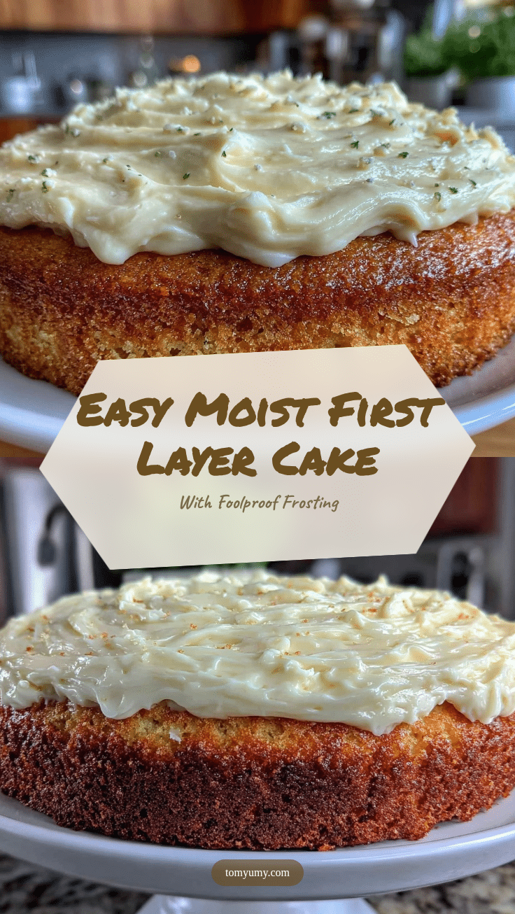 easy moist first layer cake recipe