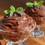 easy rich 2-ingredient chocolate mousse - featured image